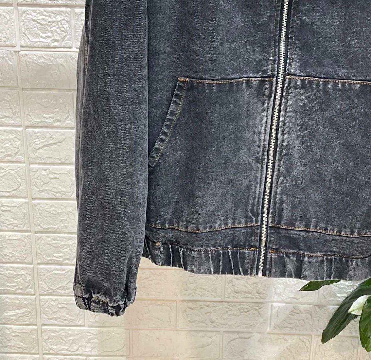 JACKET DENIM GRIGIO SCURO